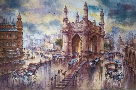 Hyderabad Wall Art & Paintings | Buy Hyderabad Canvas Art Online ...