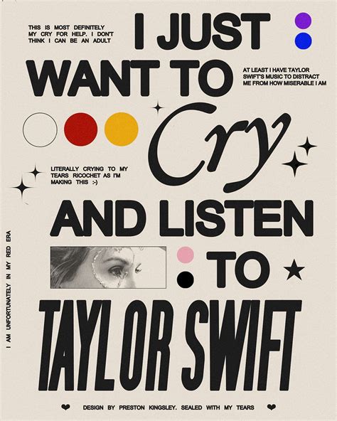 cry & taylor swift on Behance | Taylor swift posters, Taylor swift ...