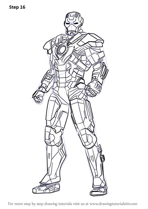 Iron Man Drawing Full Body 的图像结果