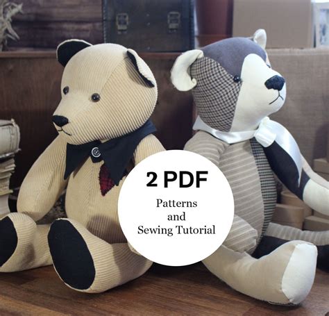 Beginner Memory Bear Sewing Pattern Free Printable - Printable Paper Crafts