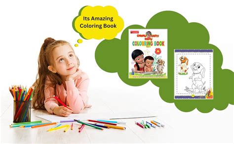 Chinnu Chitti Pappu Colouring Book (Set of 4) Gift to children for ...