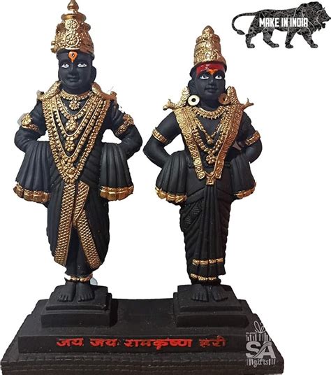 Buy Sai Amrut Gifts Vitthal Rukmani Stand | Vitthal Rukmini Idol for ...