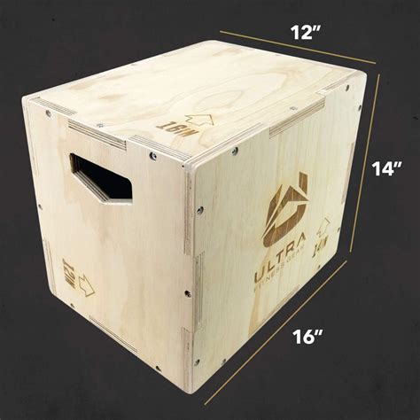 UltraFitnessGear Ultra Fitness Gear Wooden Plyo Box, 31 Plyometric ...