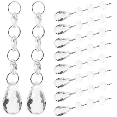 Greenadscape 30Pcs Hanging Crystals Acrylic Pendant for Home Decoration ...