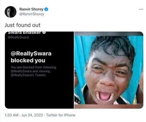 स्वरा भास्कर ने रणवीर शौरी को ट्विटर पर किया ब्लॉक तो रोने लगे एक्टर ...