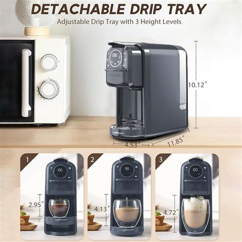 PURHUGOCHEF Multi-Capsule Espresso 4in1 Coffee Maker,Single India | Ubuy