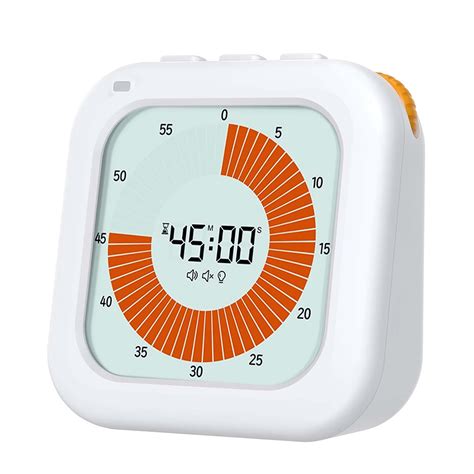 EooCoo Visual Timer Digital, 60-Minute Countdown Rotation Timer for ...