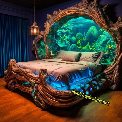 These stunning aquarium beds let you sleep with the fishes but in a ...