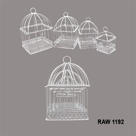 Metal Bird Cage Small Square – Inkarto