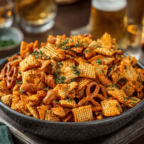 Spicy Buffalo Ranch Chex Mix - The recipe mingle