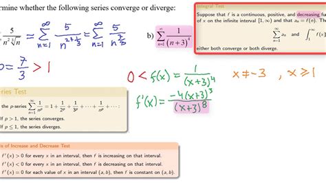 Image result for Integral Convergence Test