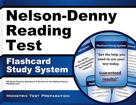 Nelson-Denny Reading Test Flashcard Study System: ND Exam Practice ...