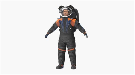 3D Astronaut Spacesuit A Pose Fur Model - TurboSquid 2282228