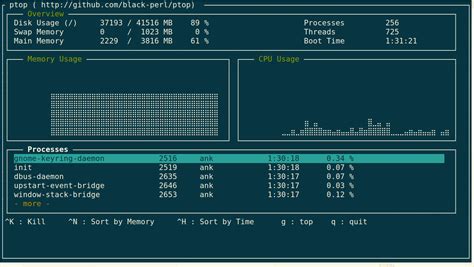 Image result for Linux Top Task Manager