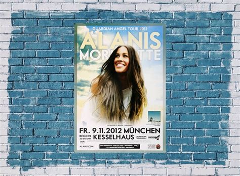 Alanis Morissette - Guardian Angel , München 2012 - Konzertplakat, £ 19.79