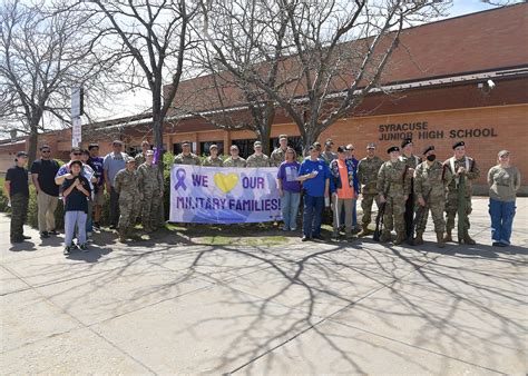 Hill AFB Airmen join Syracuse Junior High to celebrate military ...