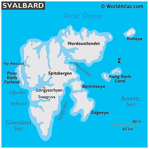 Image result for Svalbard Archipelago Map
