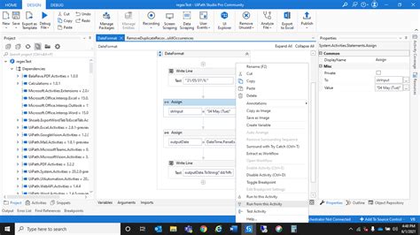 UiPath How to Debug a Library Activity 的图像结果