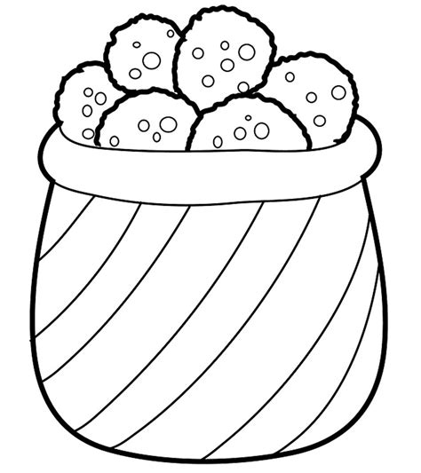 Snack Coloring Pages 的图像结果