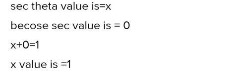 what is the value of secant squared theta if sin theta minus cos theta ...