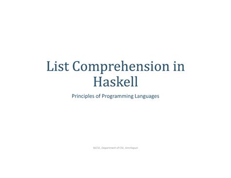 List Comprehension - Firstly, these presentations can help students ...