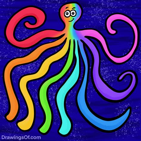 Easy To Draw Octopus