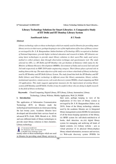 Image result for Library Science IIT