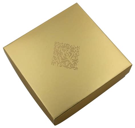 PARAS's Paper 4 Cavity Empty Chocolate Gift Box Rectangle Folding Paper ...