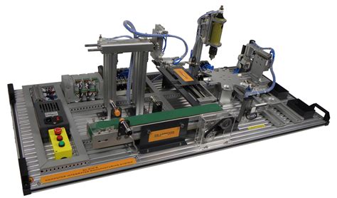 COMPUTER INTEGRATED MANUFACTURING TRAINER - PLC SIEMENS, HMI (10INCH ...