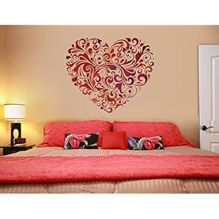 Decals Design 'Heart Floral' Wall Sticker (PVC Vinyl, 60 cm x 60 cm ...