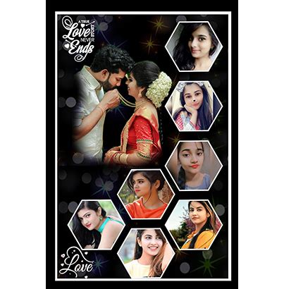 Personalised Collage Photo Frames For Wall Decoration & Table Top (12x8 ...