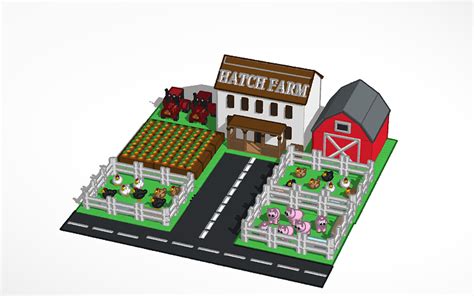3D design Project - Farm - Tinkercad