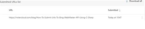 Image result for How to Use Bing URL Submission API