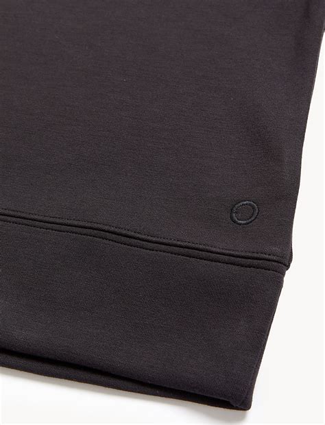 Buy Crew Neck Long Sleeve Cropped Sweatshirt at Marks & Spencer