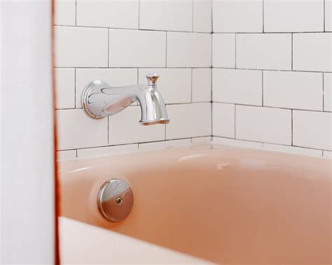 Can you Reglaze a Pink Bathtub? - Yellow Brick Home