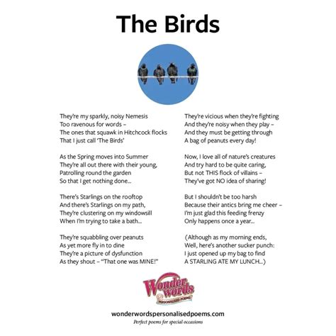 Famous Poems About Birds The Poetry Foundation