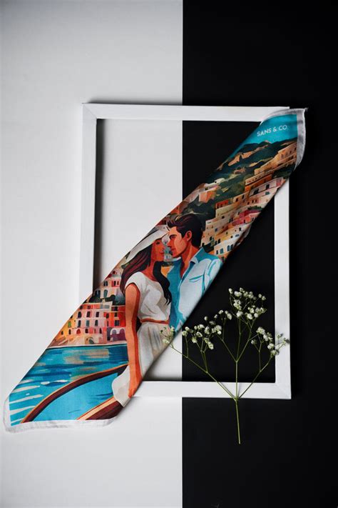 Amalfi Dreamscape Pocket Square – SANS & CO
