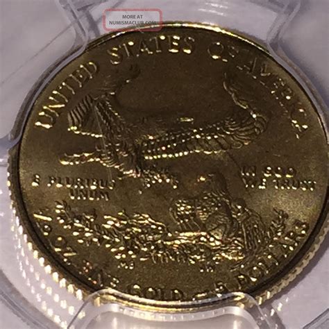 2015 $5 Gold American Eagle 1/10 Oz Gold Coin Pcgs Ms70 First Strike