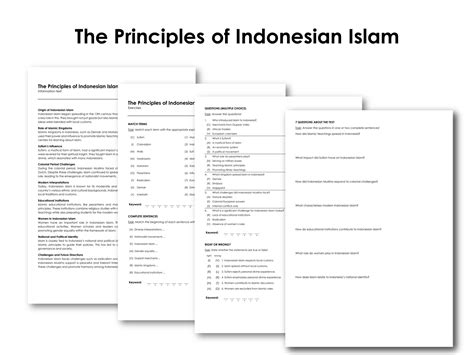 The Principles of Indonesian Islam | Made By Teachers