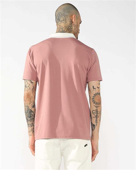 Regular Fit Contrast Collar Polo