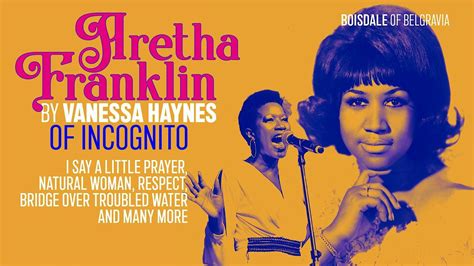 Aretha Franklin by Vanessa Haynes of Incognito, Boisdale of Belgravia ...
