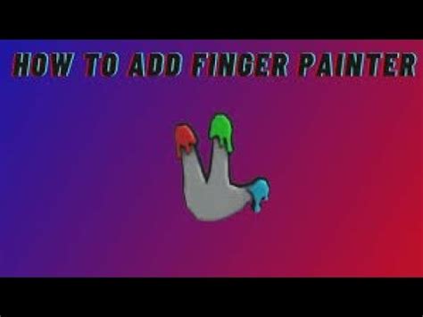 How to add finger painter to your gtag copy - YouTube