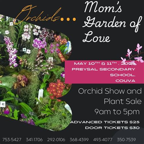 Moms Garden of Love! Orchid Show and Plant Sale, Preysal high School ...