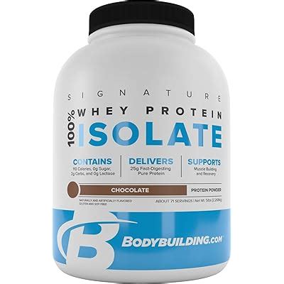 Buy Bodybuilding Signature 100% Whey Protein Isolate | Chocolate ...