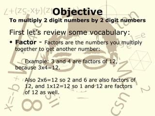 Image result for How to Multiply Two-Digit Numbers Steps