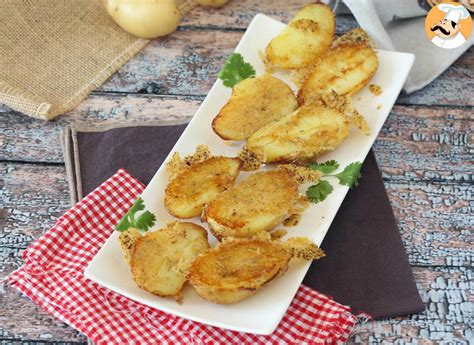 Parmesan potatoes, soft on the inside and crispy on the outside!
