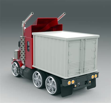 玩具货车|三维|机械/交通|qingshang2004 - 原创作品 - 站酷 (ZCOOL)