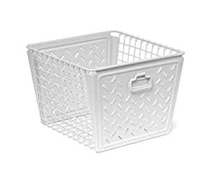 Spectrum Diversified Macklin Basket, Large, White : Amazon.in: Home ...