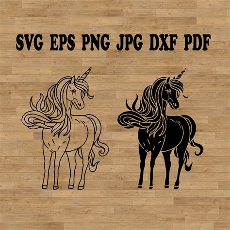 Unicorn Svg, Magical Unicorn SVG, Unicorn Vector, Unicorn Clipart, Cute ...