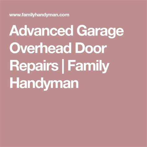 home garage door springs